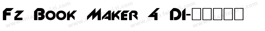 Fz Book Maker 4 DI字体转换